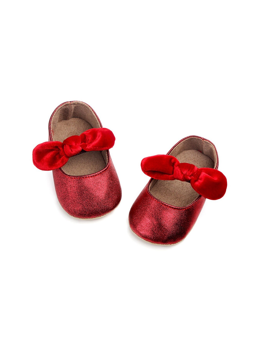 

Hopscotch Girls Red PU Sneakers