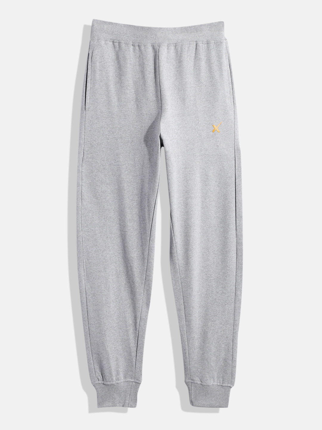 

HRX by Hrithik Roshan Boys Grey Melange Solid Joggers