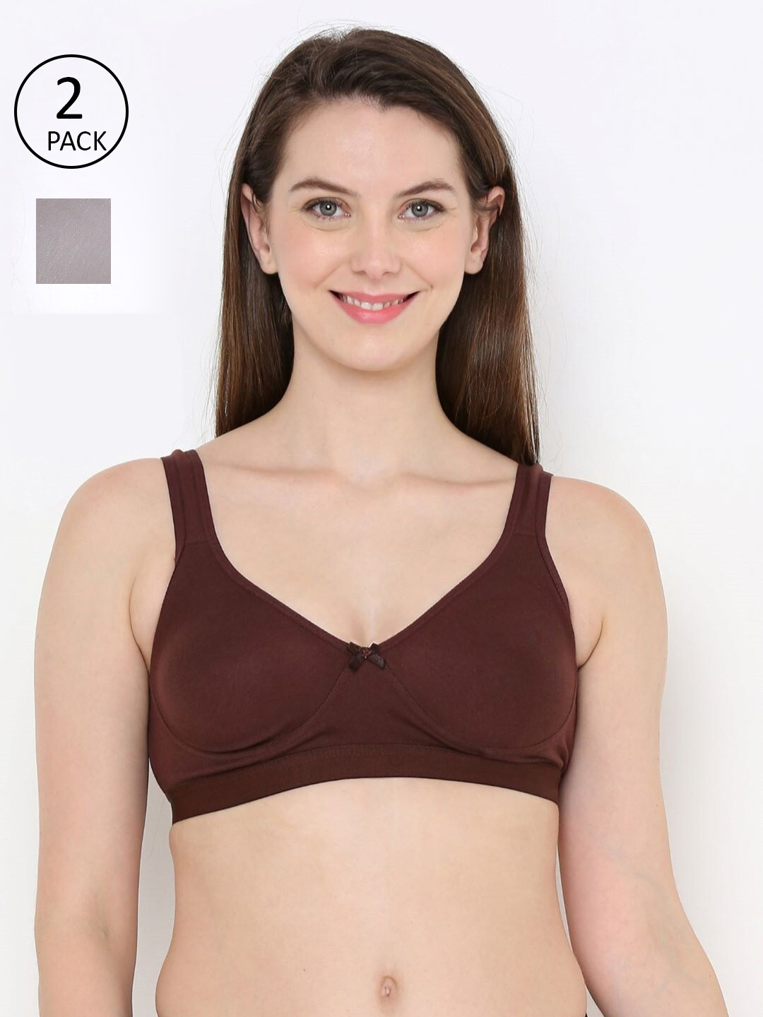 

Berrys Intimatess Brown & Grey Bra