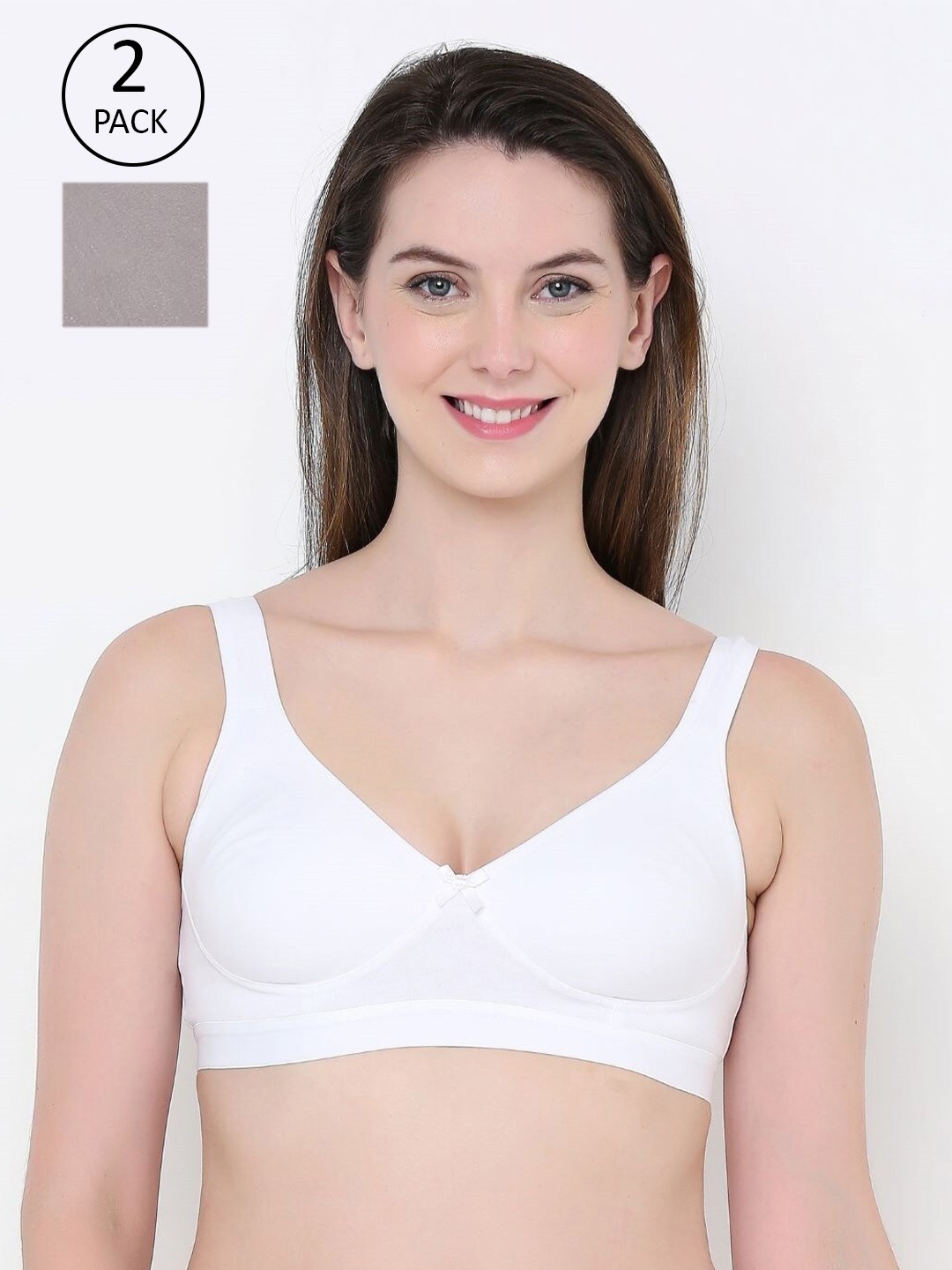 

Berrys Intimatess White & Grey Bra