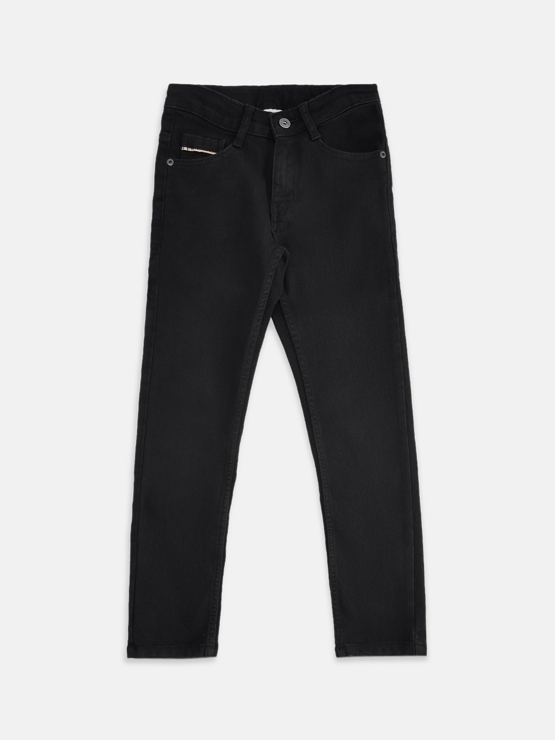 

Pantaloons Junior Boys Black Tapered Fit Jeans