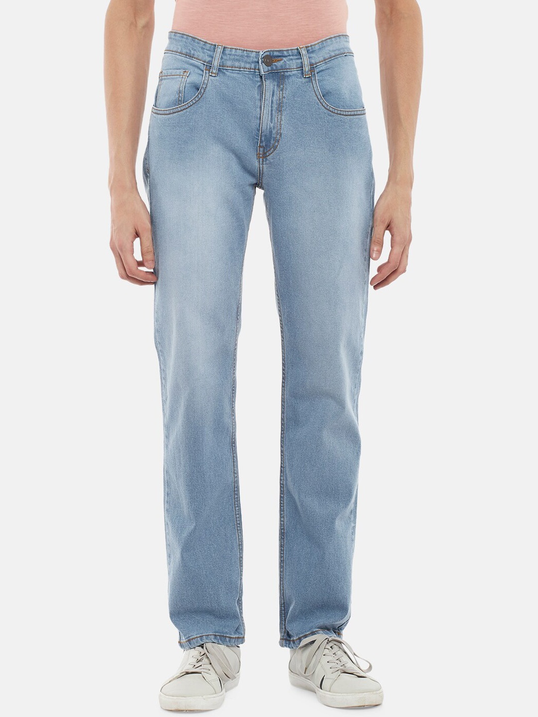 

People Men Blue Relaxed Fit Light Fade Jeans