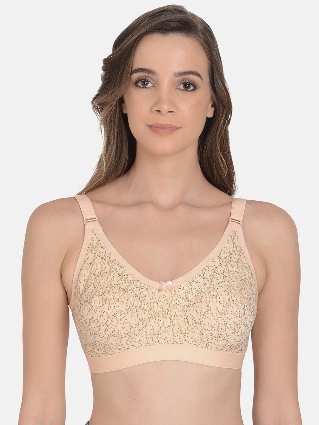 

mod & shy Beige Floral Bra