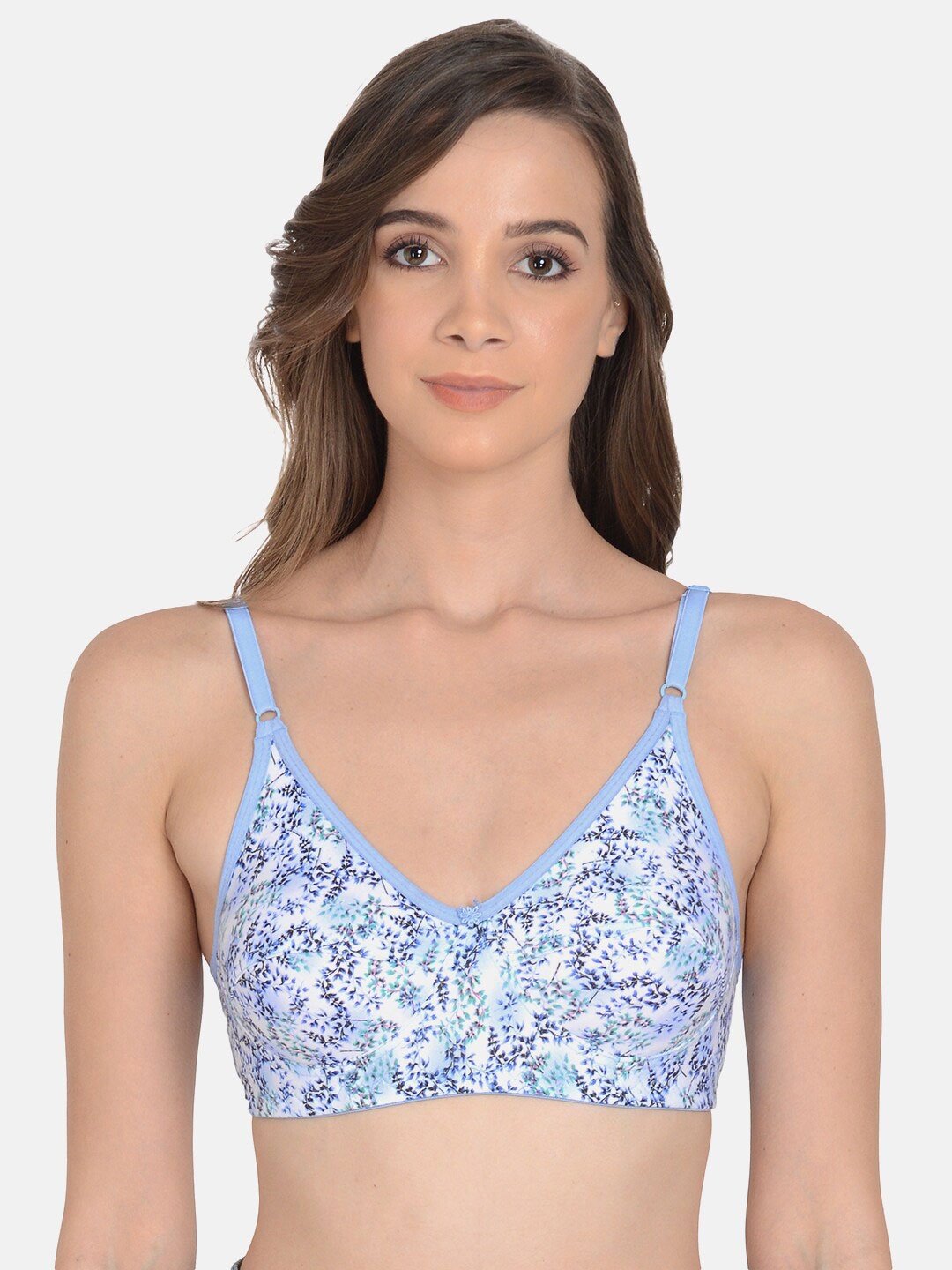 

mod & shy Blue & White Bra