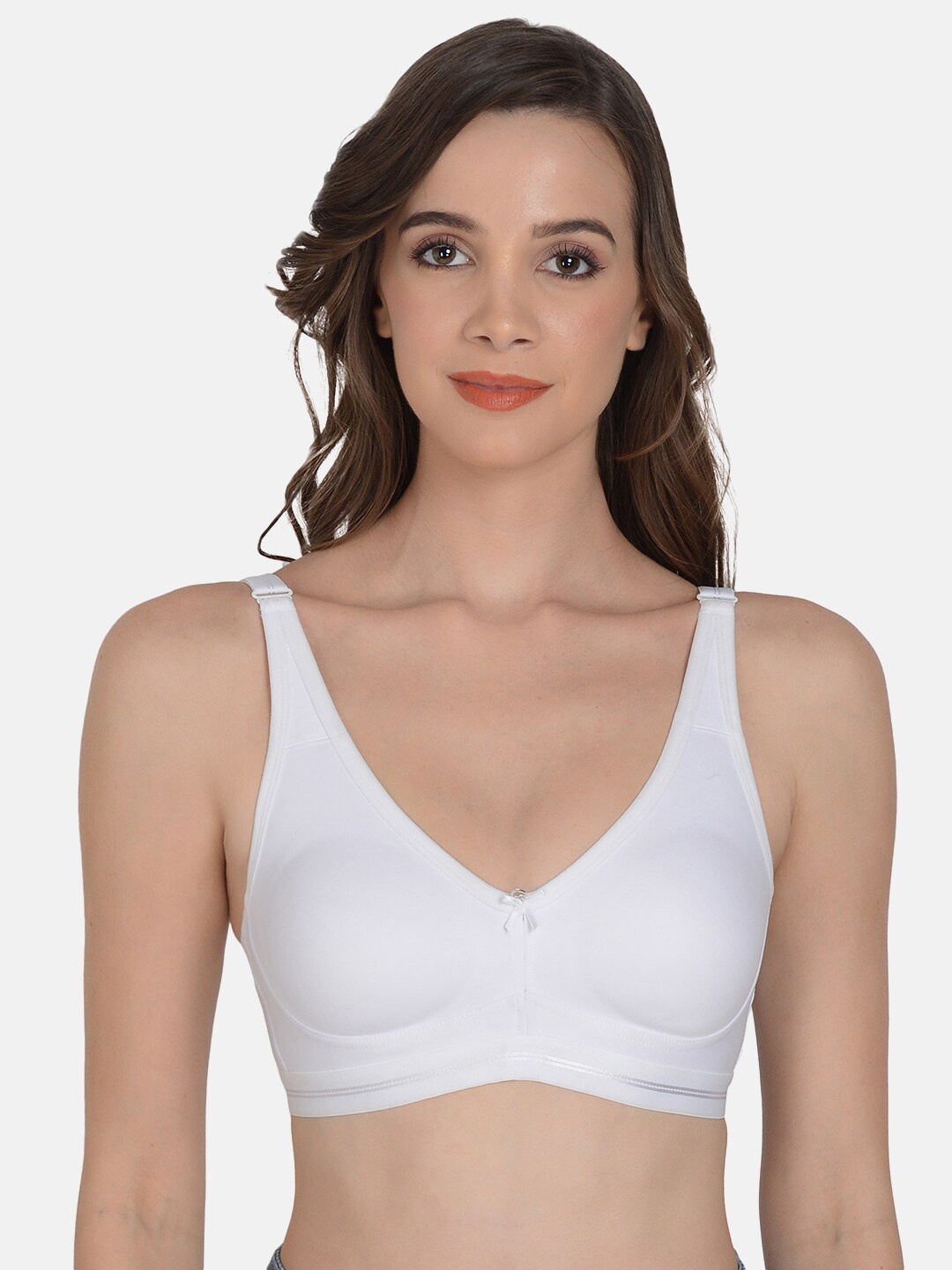 

mod & shy White Solid Non-Wired T-Shirt Bra