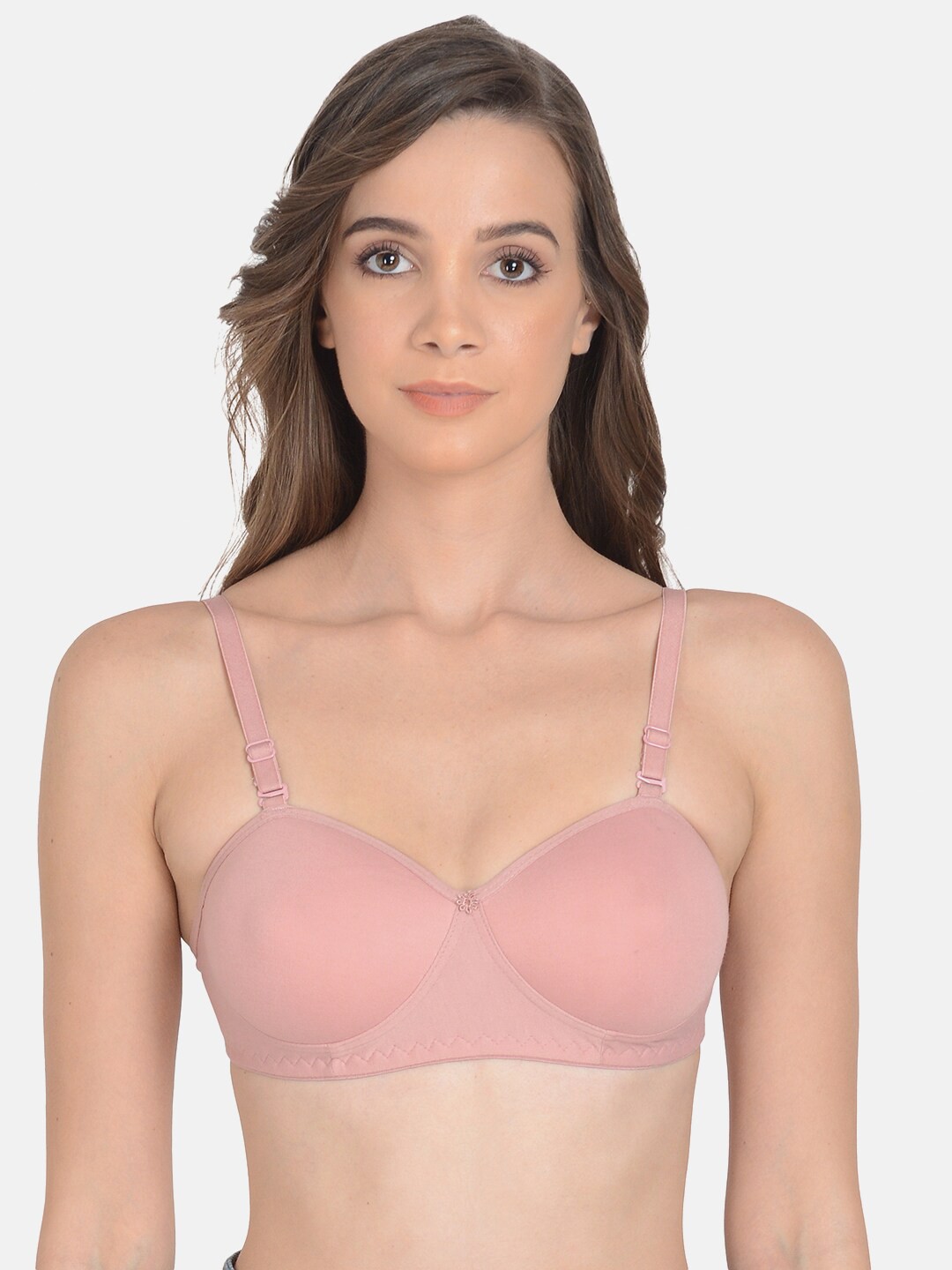 

mod & shy Pink Seamless Bra - Lightly Padded
