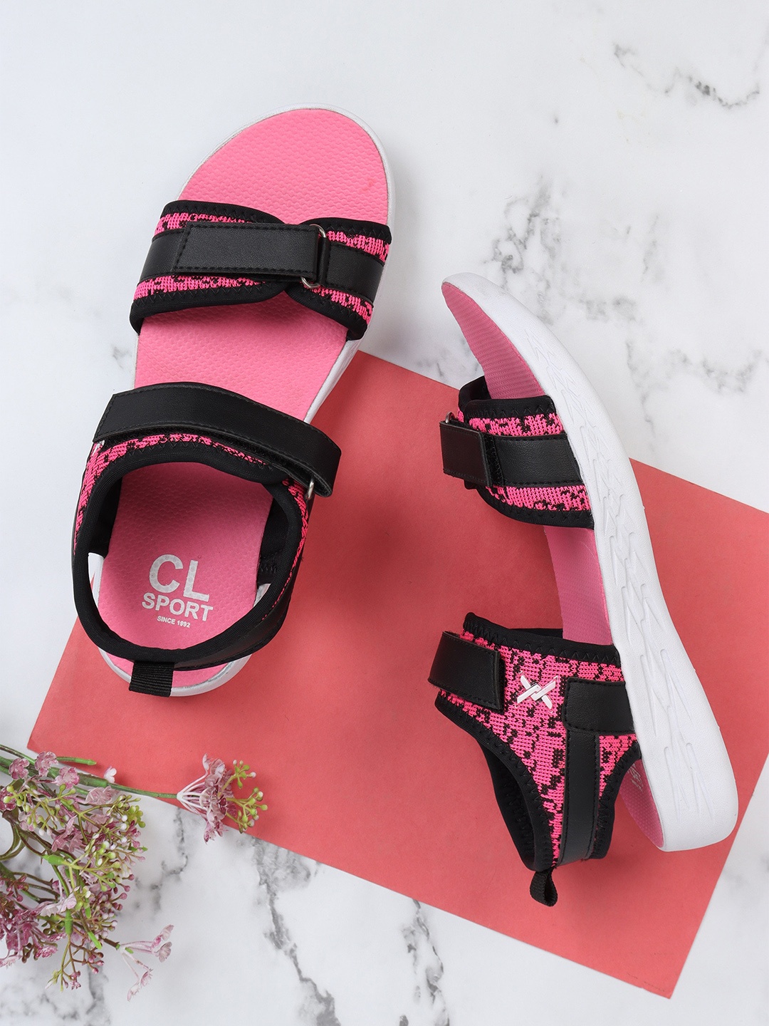 

Carlton London Women Pink Sports Sandals