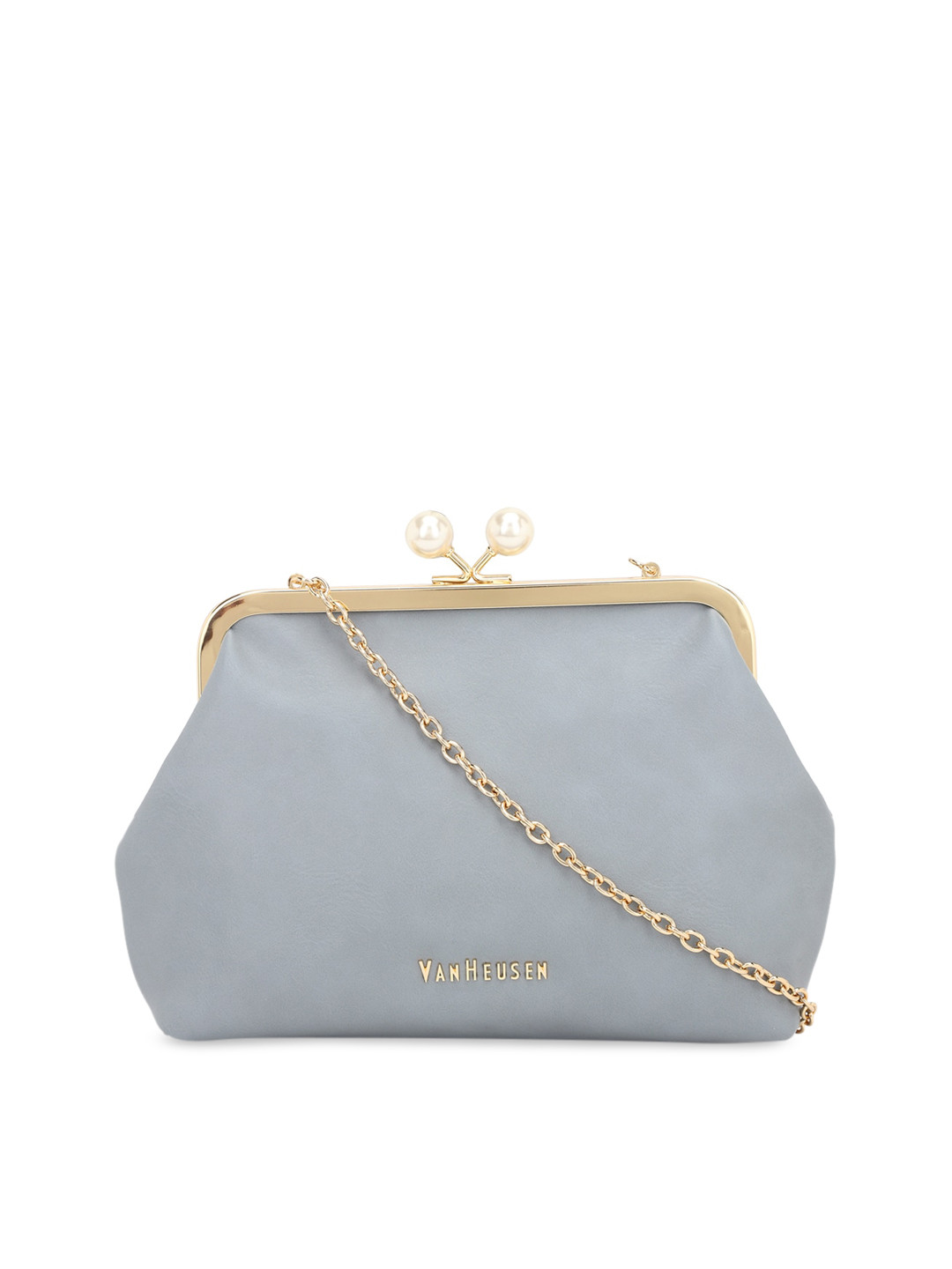 

Van Heusen Woman Blue Structured Sling Bag