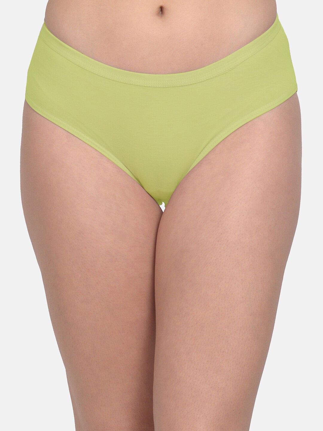 

mod & shy Women Green Solid Anti Microbial Hipster Briefs MU202
