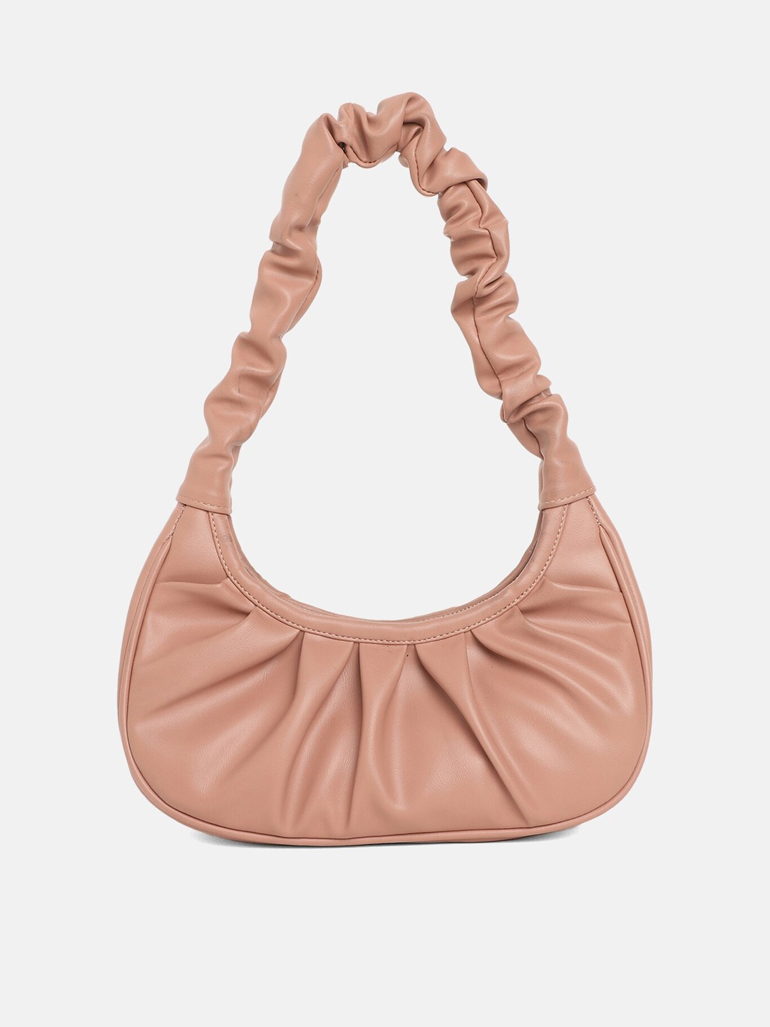 

borse lele Pink PU Structured Handheld Bag