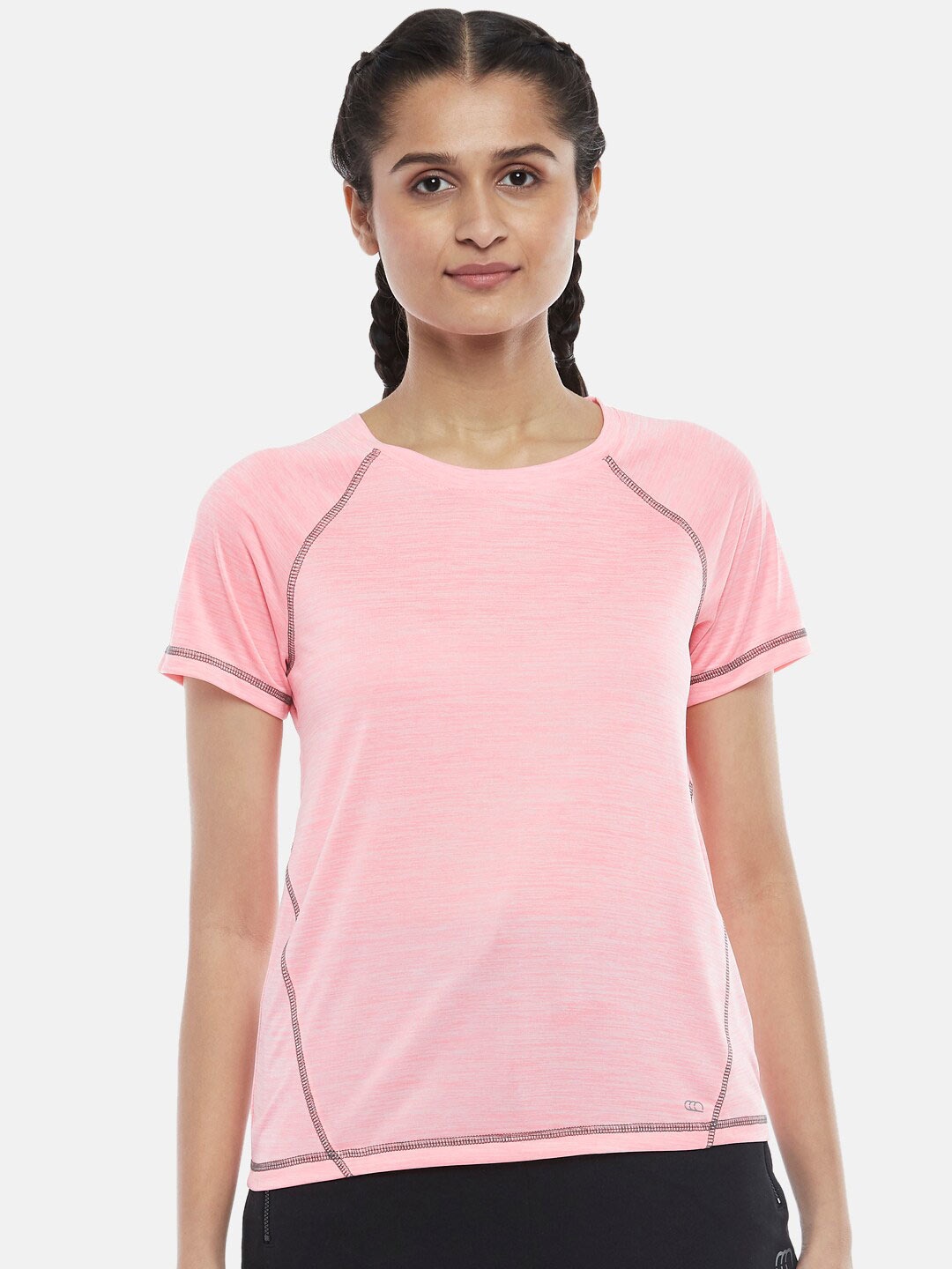 

Ajile by Pantaloons Women Pink T-shirt