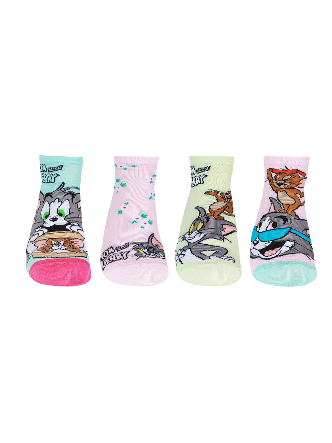 

Bonjour Women Pack Of 4 Assorted Ankle Length Socks