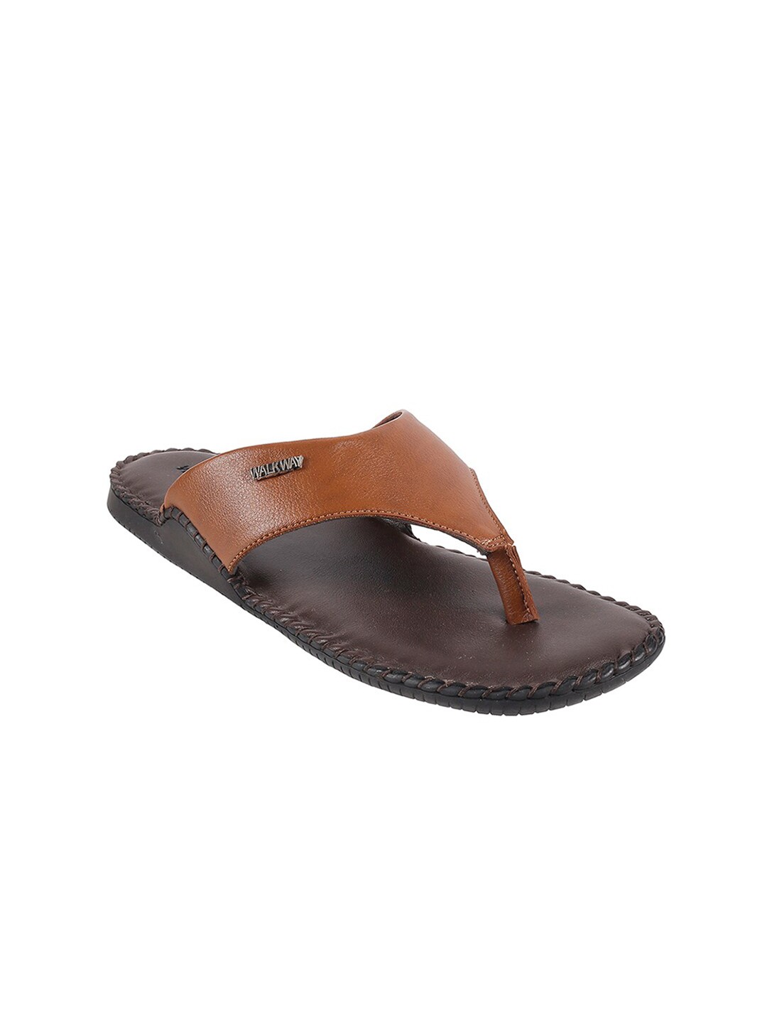 

WALKWAY by Metro Men Tan Brown Comfort Sandals