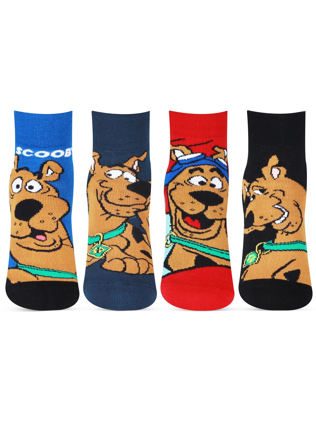

Bonjour Boys Pack Of 4 Assorted Ankle-Length Socks