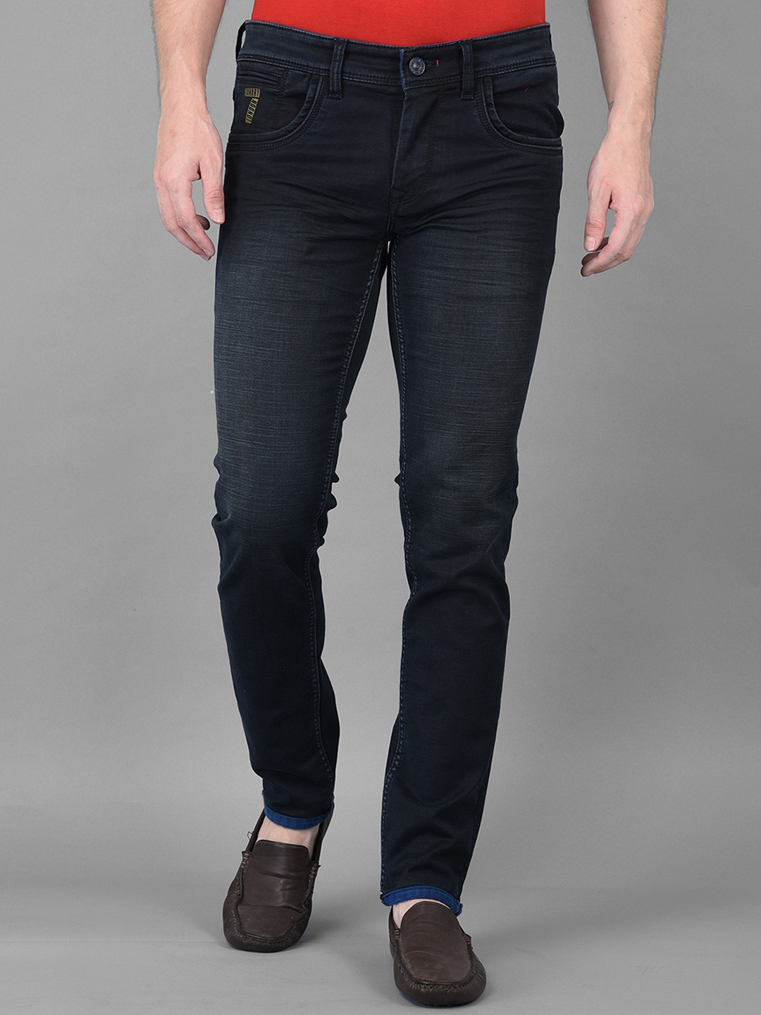

Canary London Men Blue Smart Skinny Fit Low-Rise Stretchable Jeans