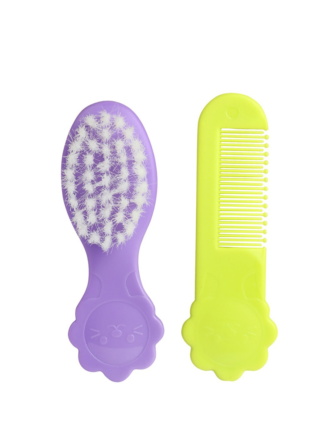 

Pigeon Kids Pack Of 2 Purple & Green Comb & Brush