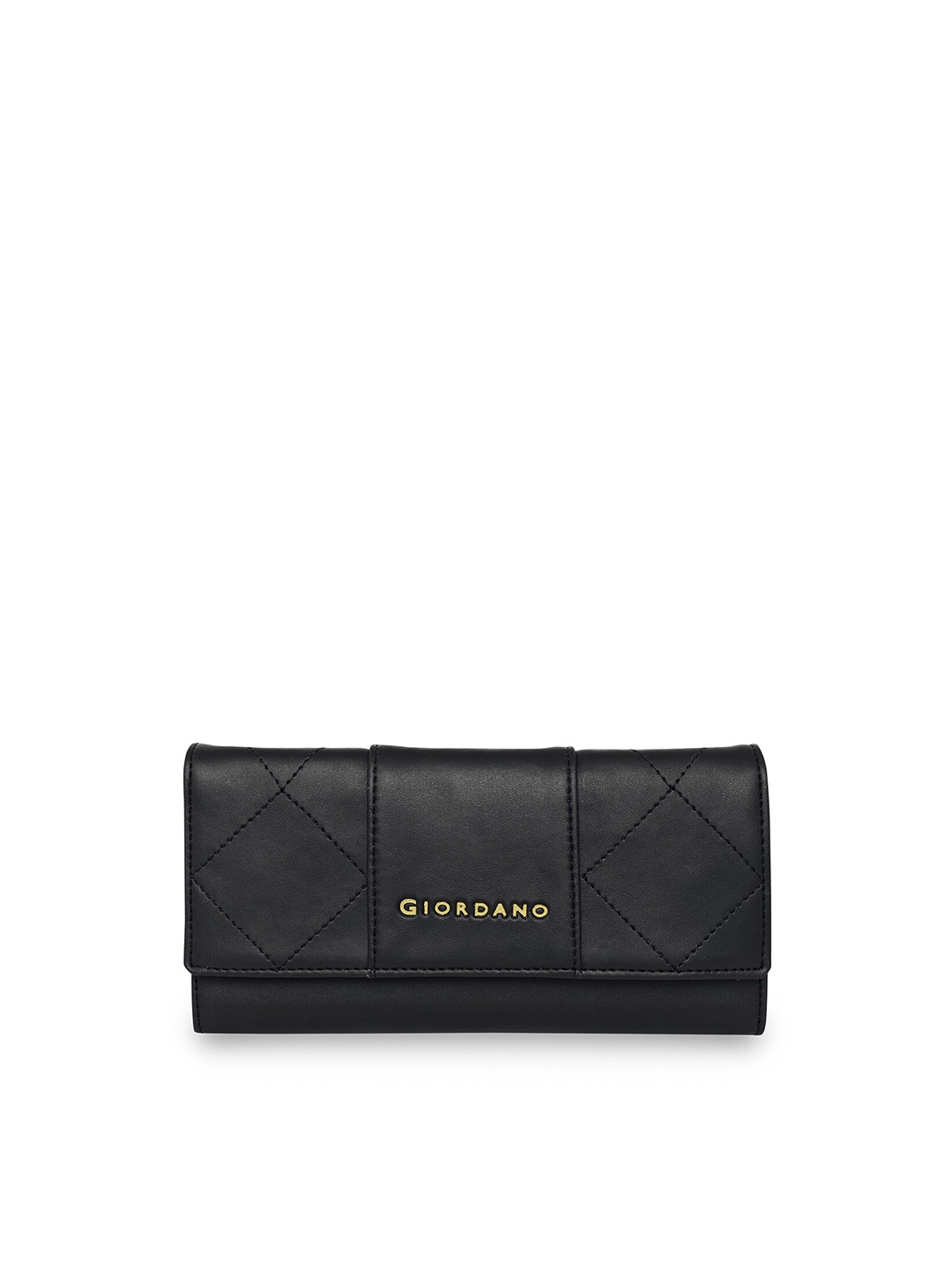 

GIORDANO Women Black PU Three Fold Wallet