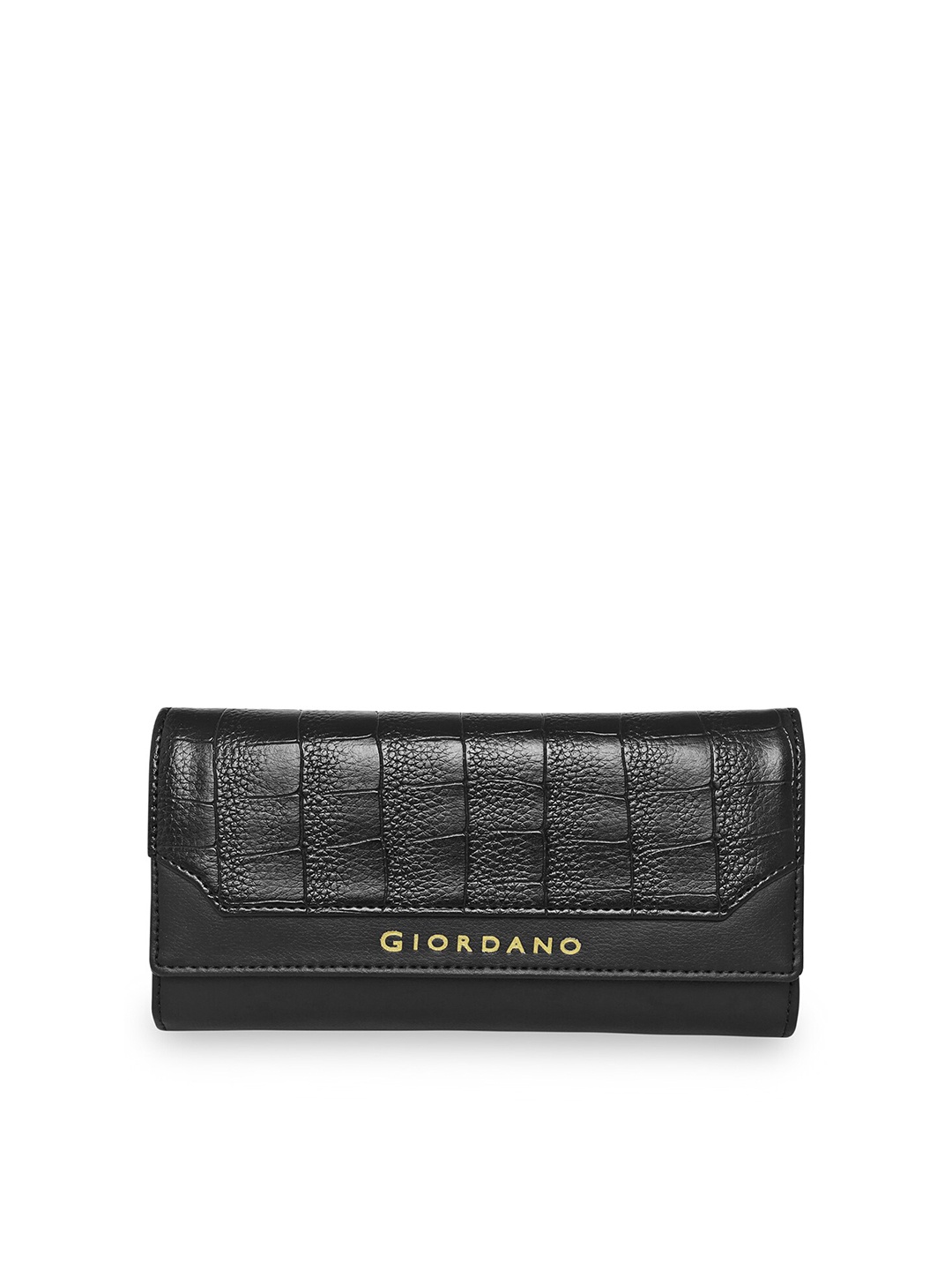 

GIORDANO Women Black PU Two Fold Wallet