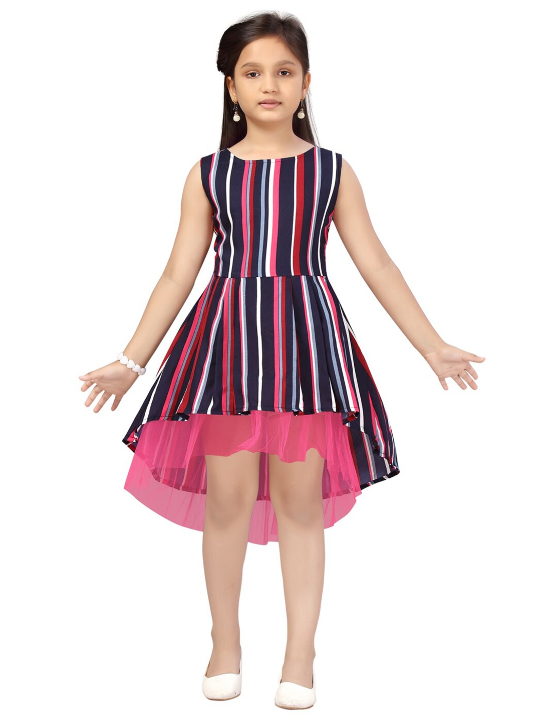 

Aarika Multicoloured Striped Dress, Multi