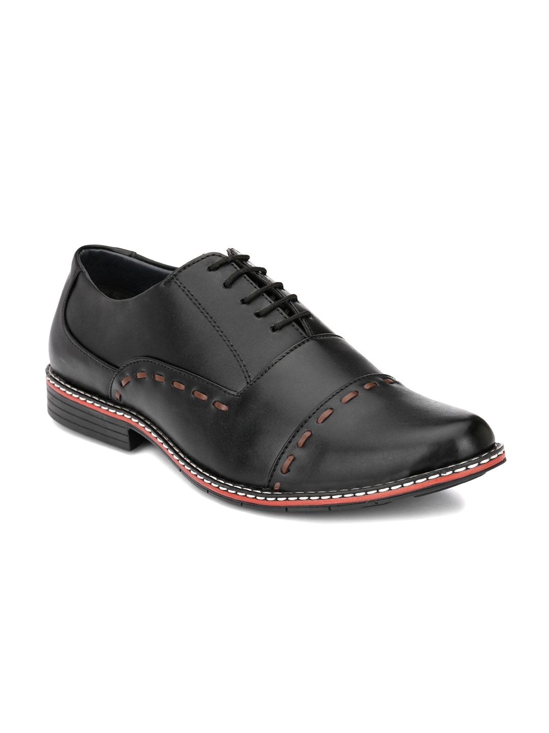 

John Karsun Men Black Semiformal Shoes