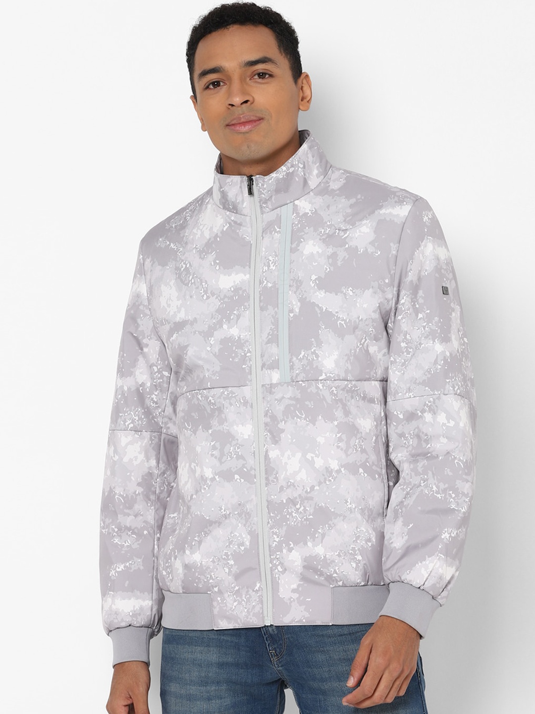 

Allen Solly Men Purple Bomber Jacket