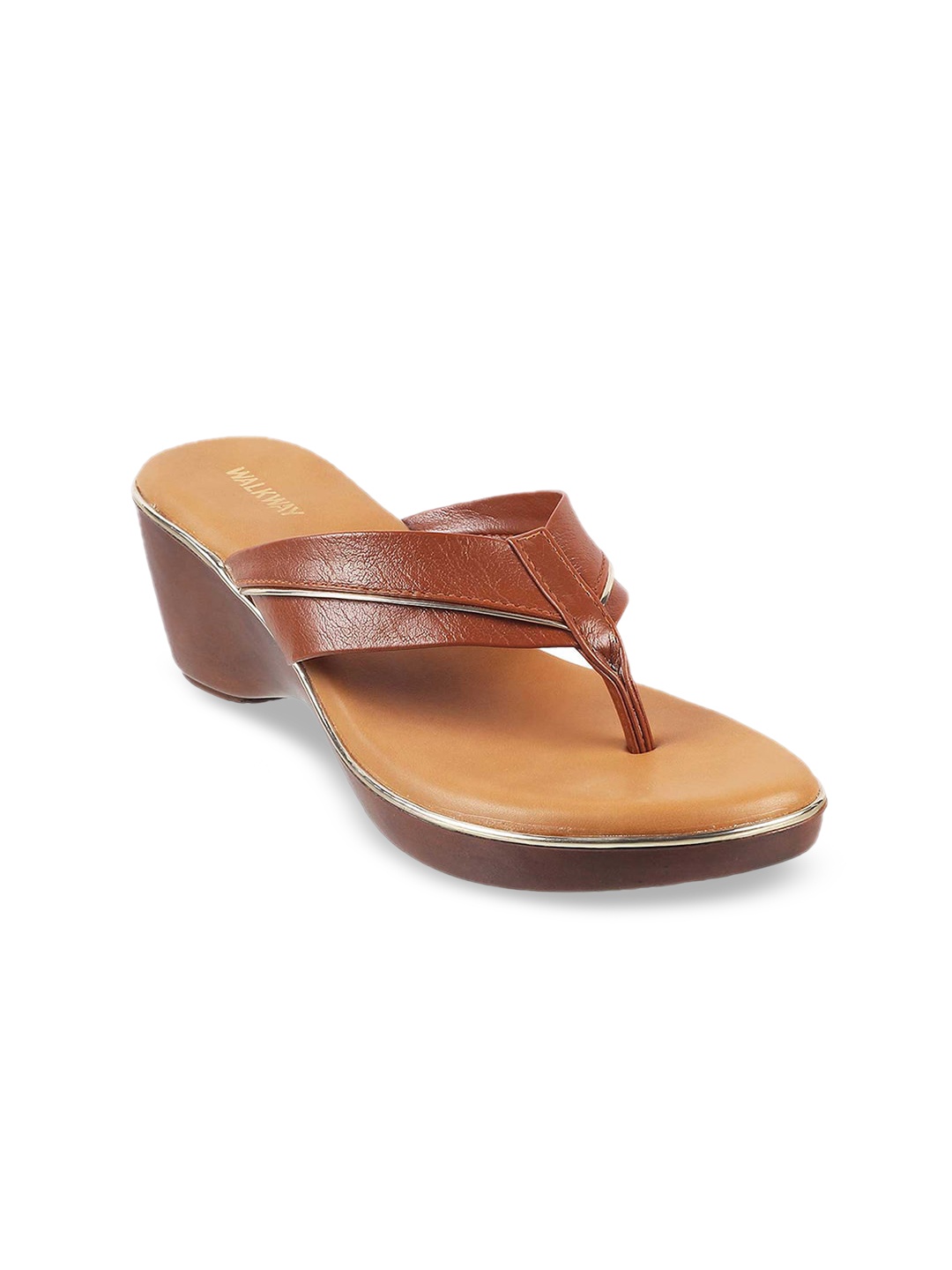 

WALKWAY by Metro Tan Wedge Heels