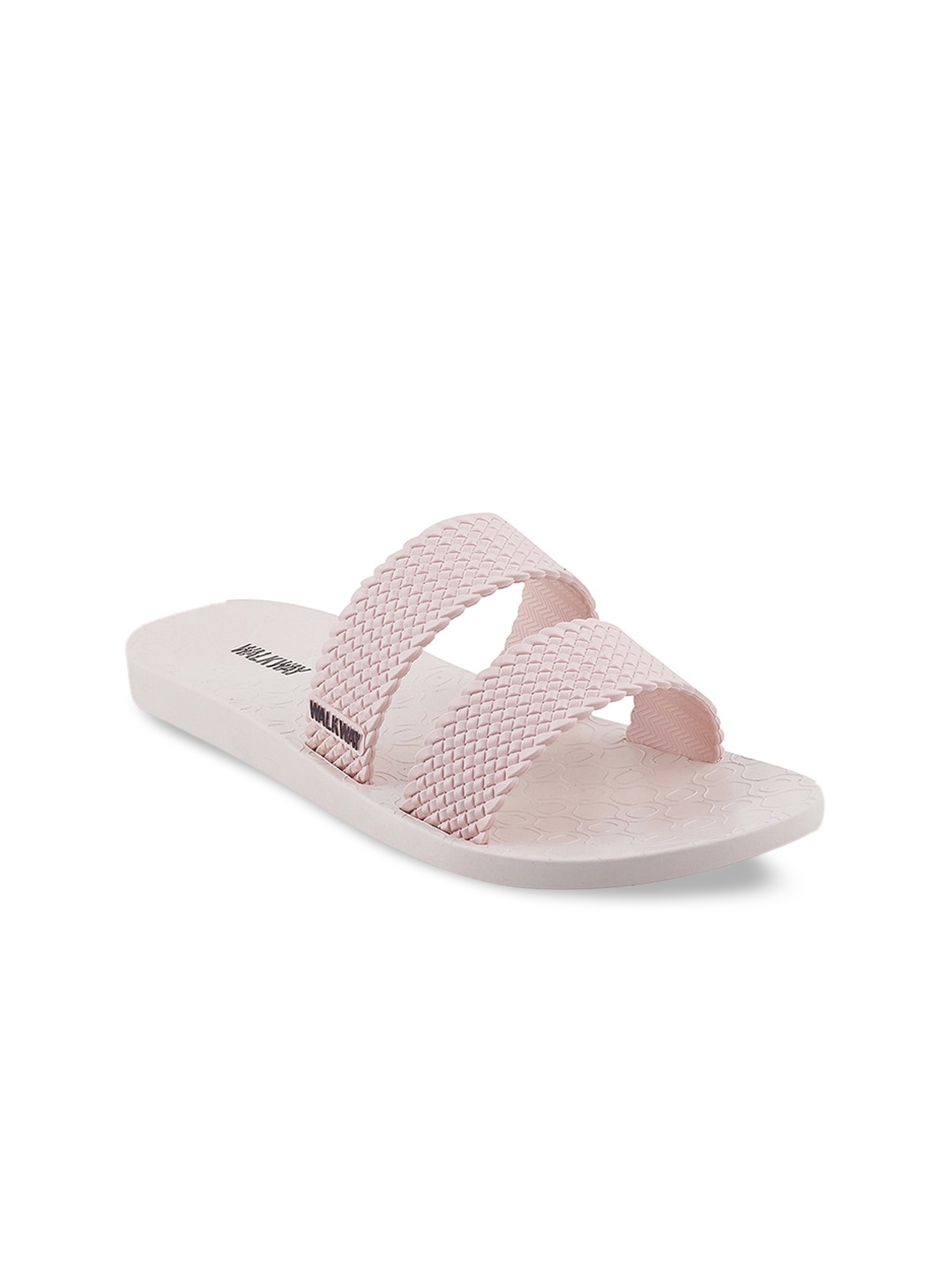 

WALKWAY by Metro Women Peach-Coloured Open Toe Flats