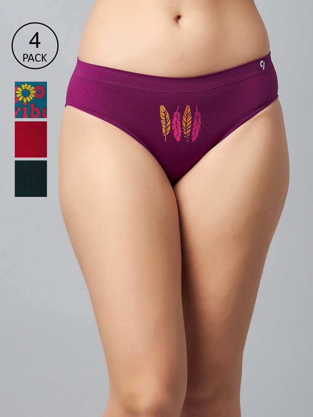 

C9 AIRWEAR Women Pack of 4 Assorted Bikini Briefs