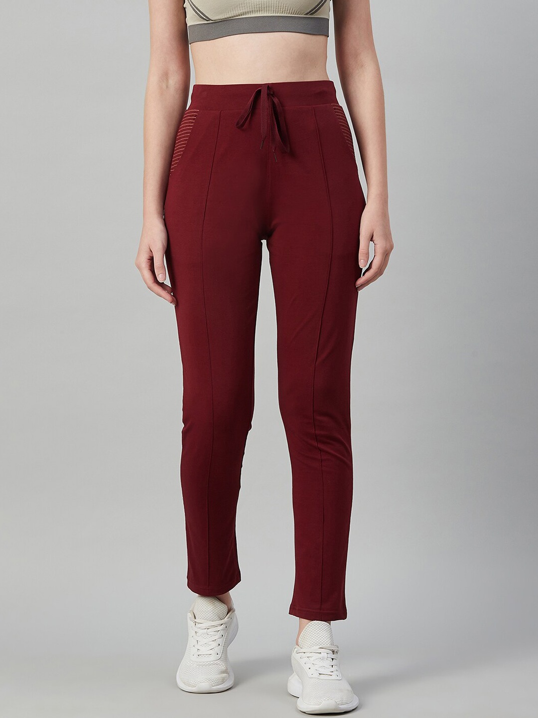 

C9 AIRWEAR Women Maroon Solid Track Pants