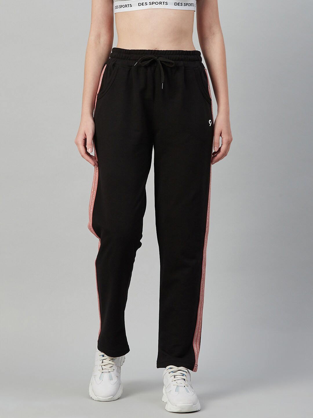 

C9 AIRWEAR Women Black Solid Track Pants