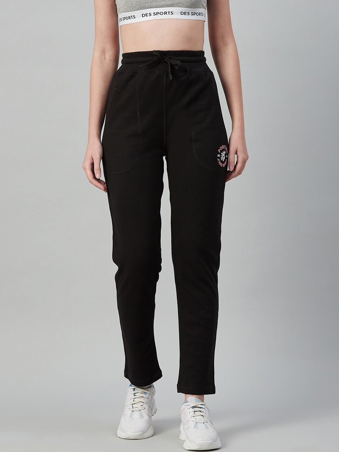 

C9 AIRWEAR Women Black Solid Track Pant