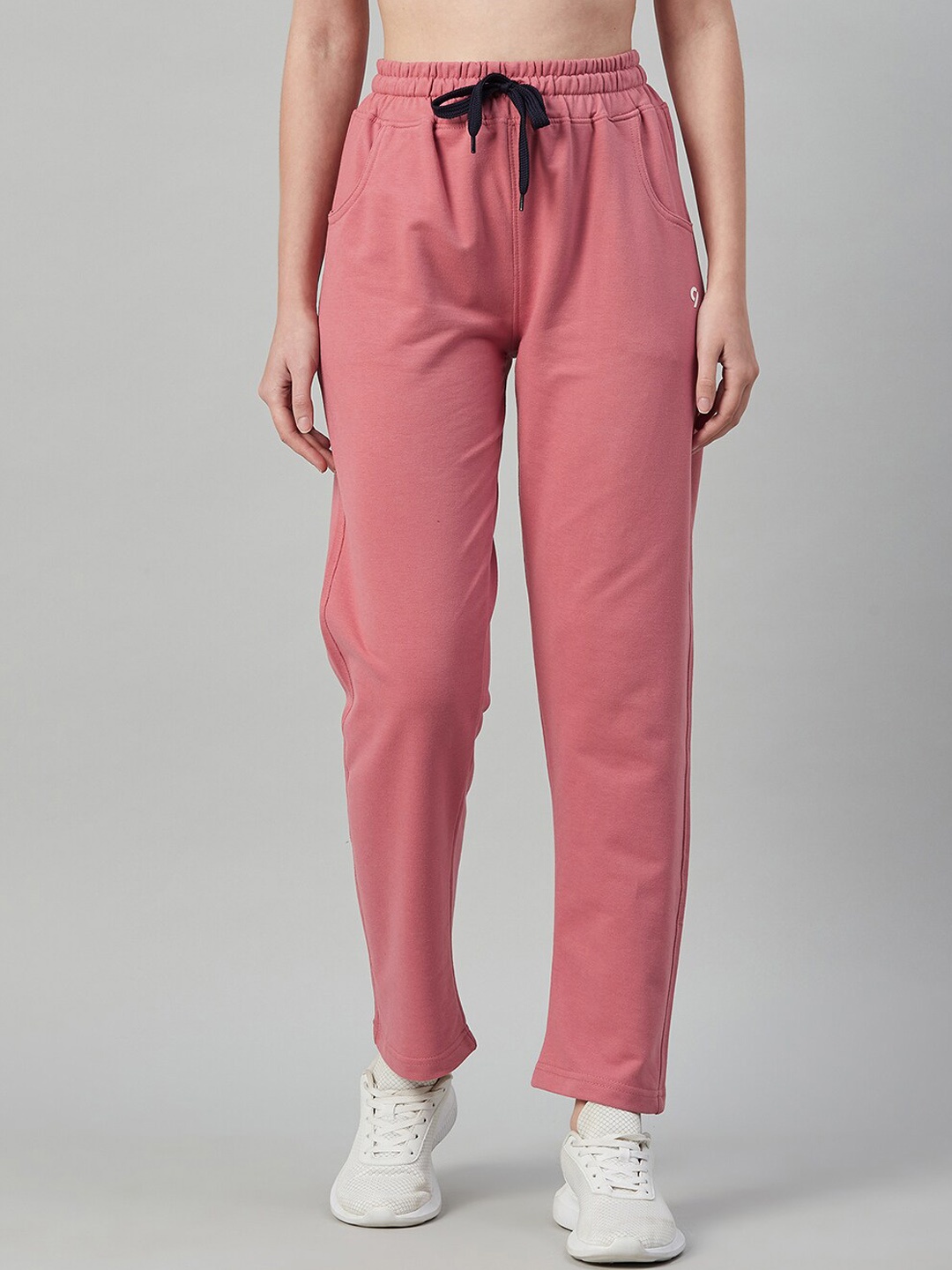 

C9 AIRWEAR Women Rose Pink Solid Track Pants