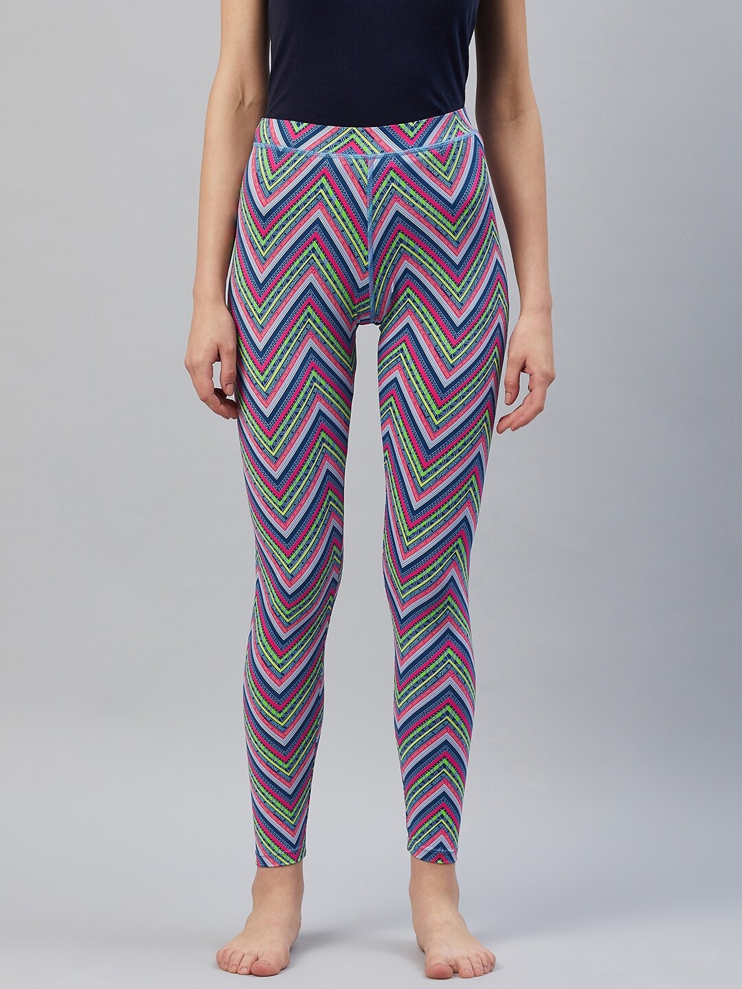 

C9 AIRWEAR Pink Printed Yoga Tights