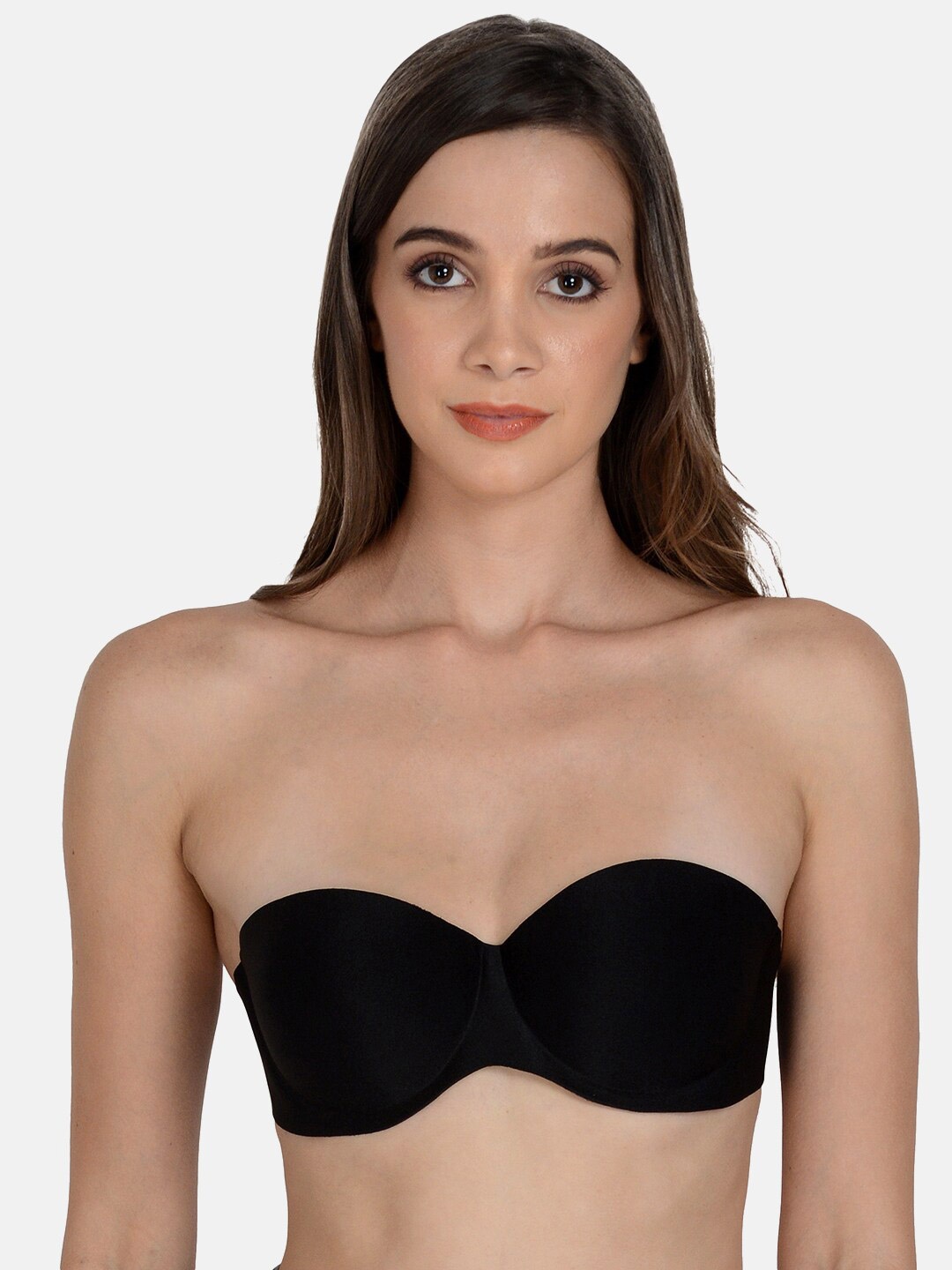 

mod & shy Black Underwired Lightly Padded Balconette Bra