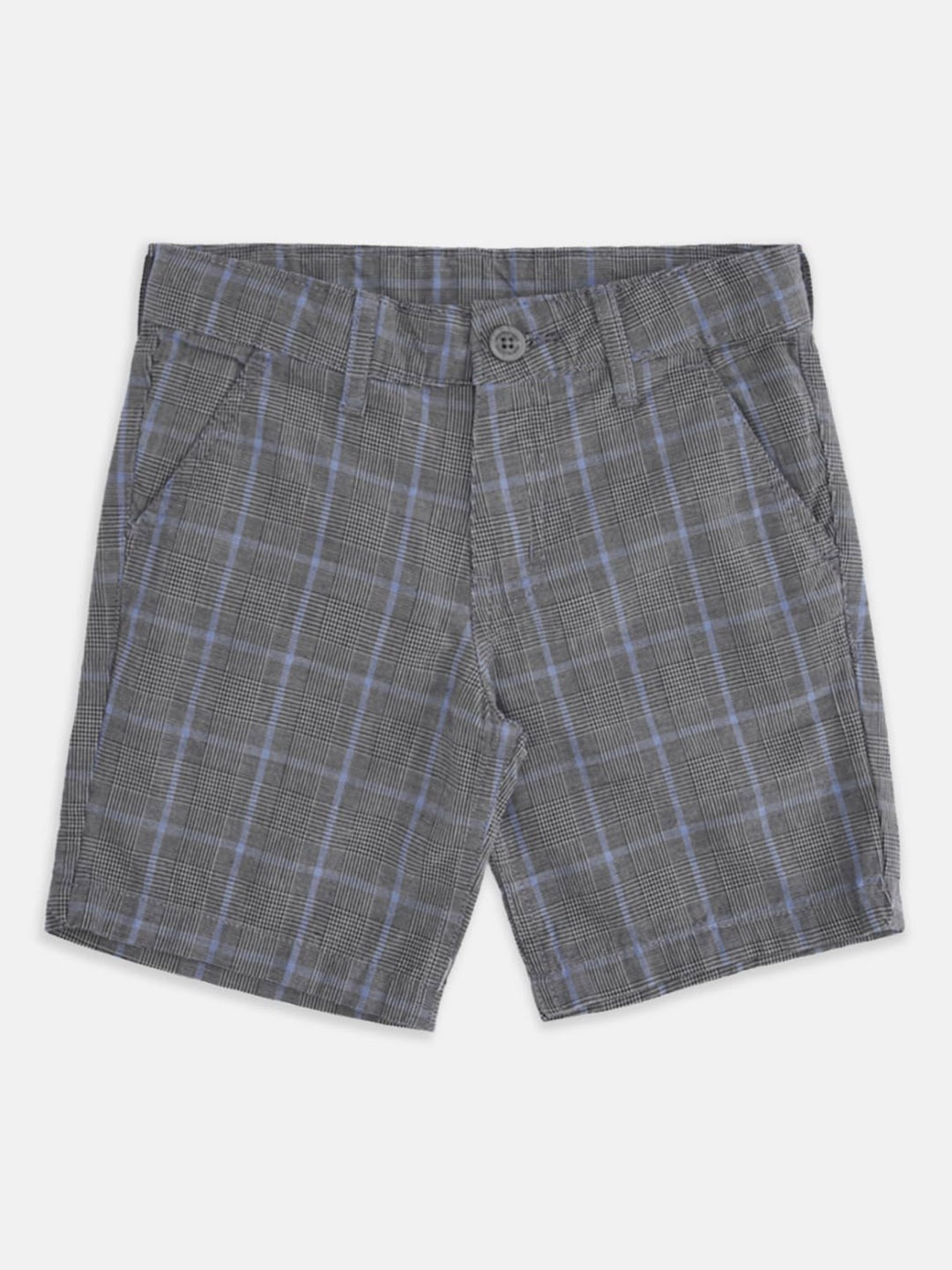 

Pantaloons Junior Boys Grey Checked Shorts