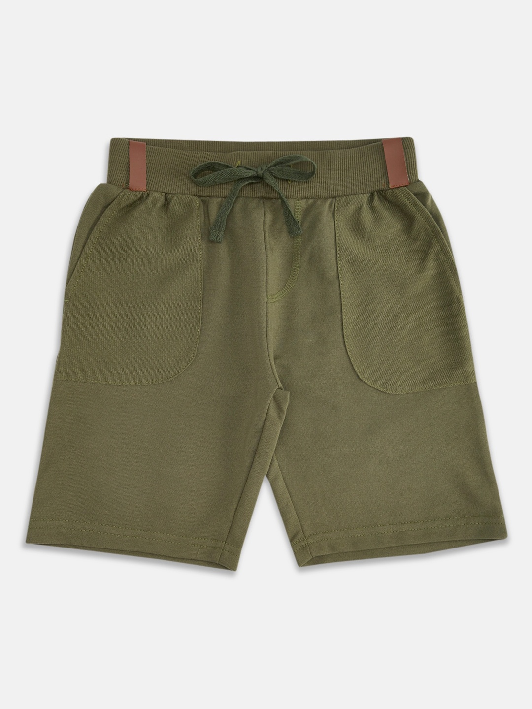 Pantaloons Junior Boys Olive Green Shorts