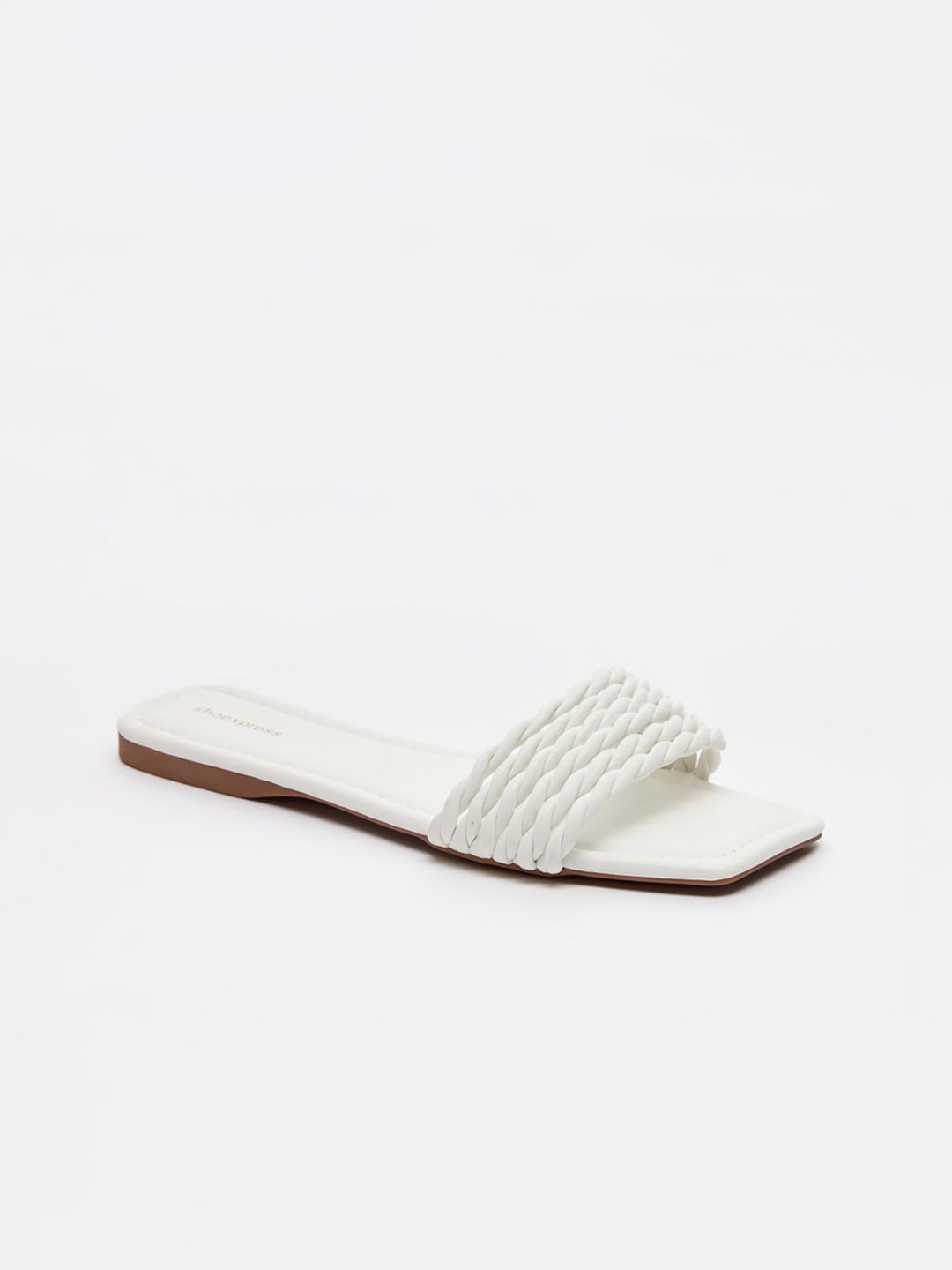 

shoexpress Women Cream-Coloured One Toe Flats