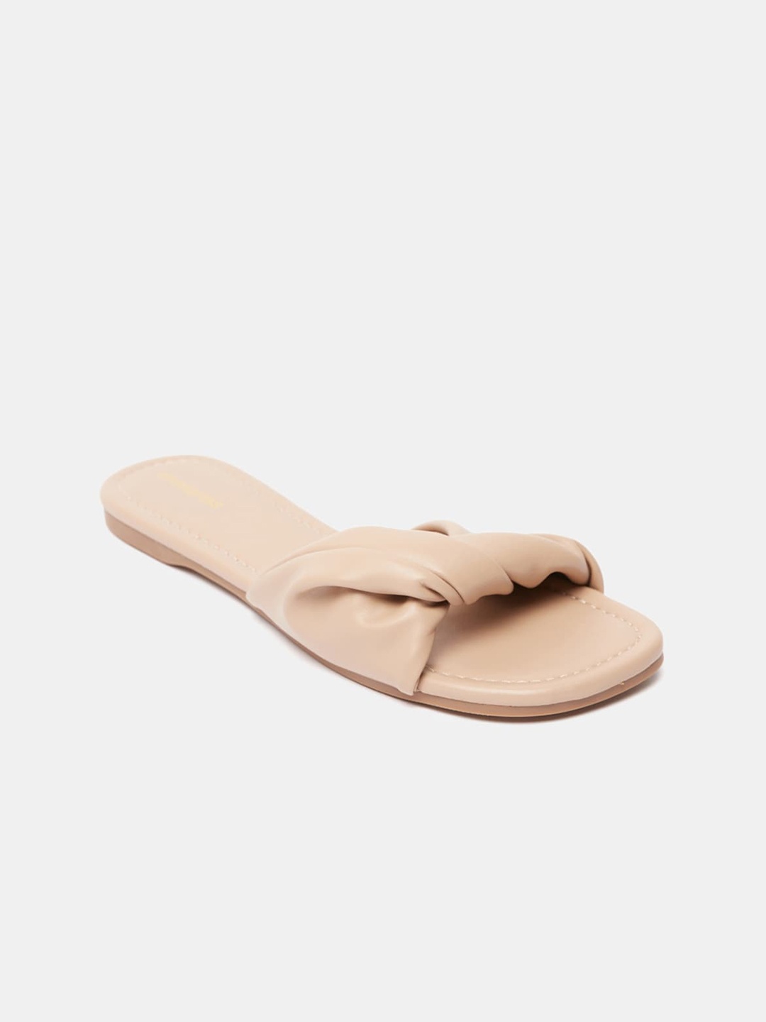 

shoexpress Women Beige Open Toe Flats
