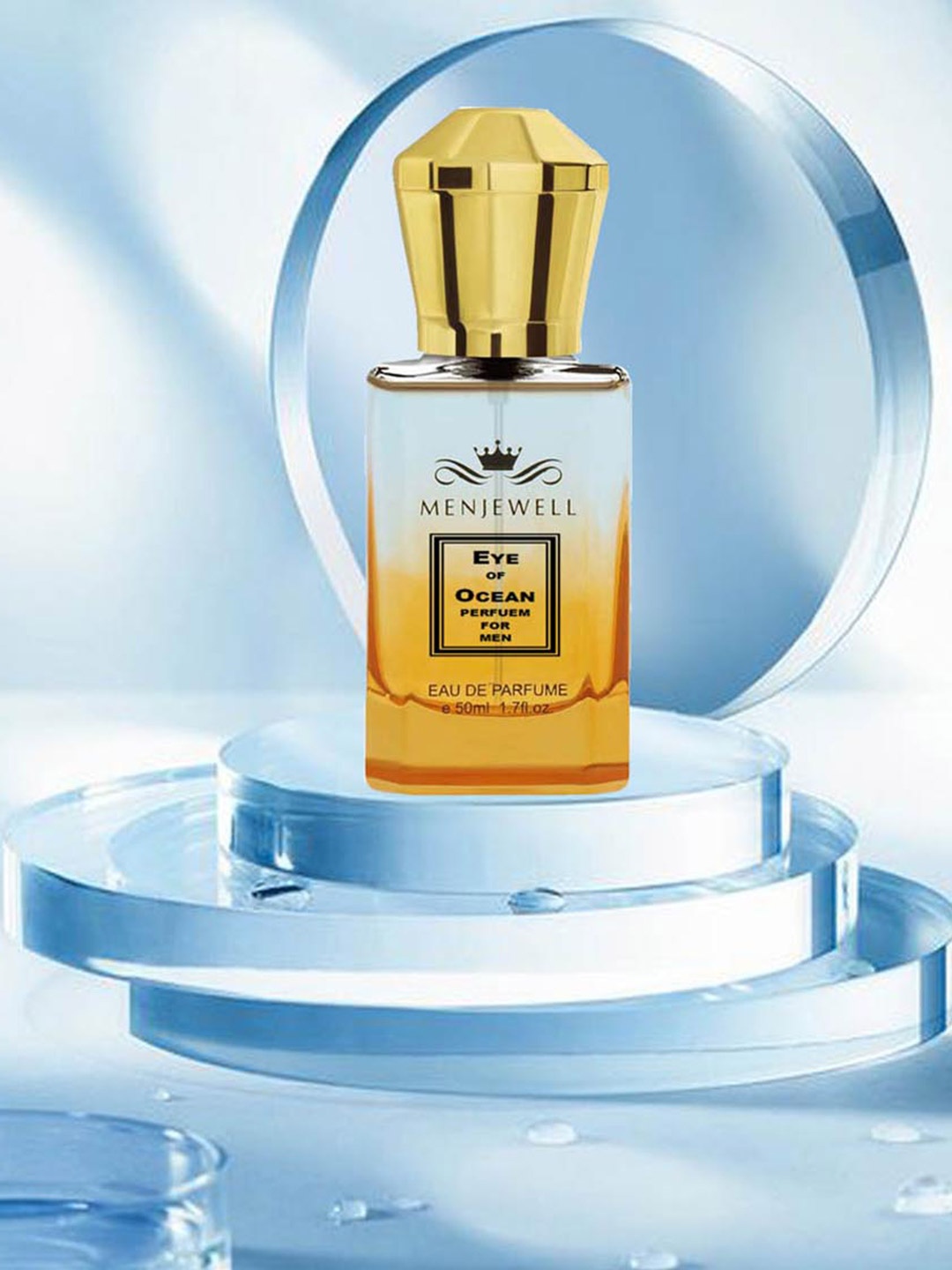 

Menjewell Men Eye Of Ocean Premium Quality Eau De Parfume - 50 ml, Yellow