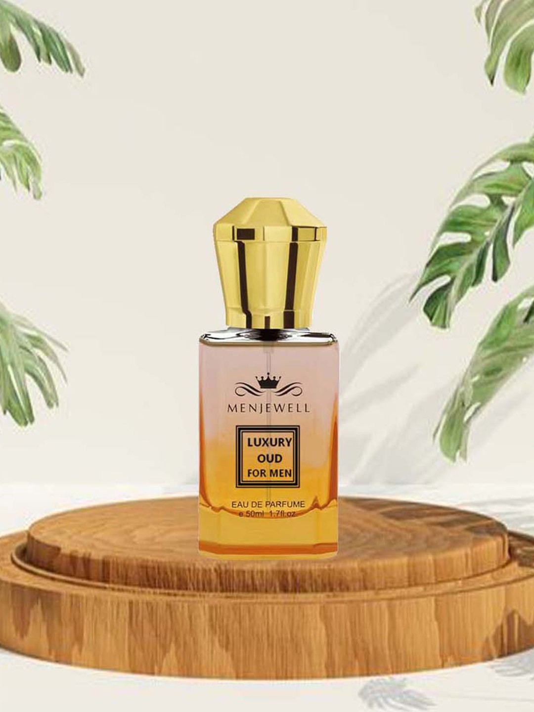 

Menjewell Men Luxury Oud Eau De Parfume - 50 ml, Yellow