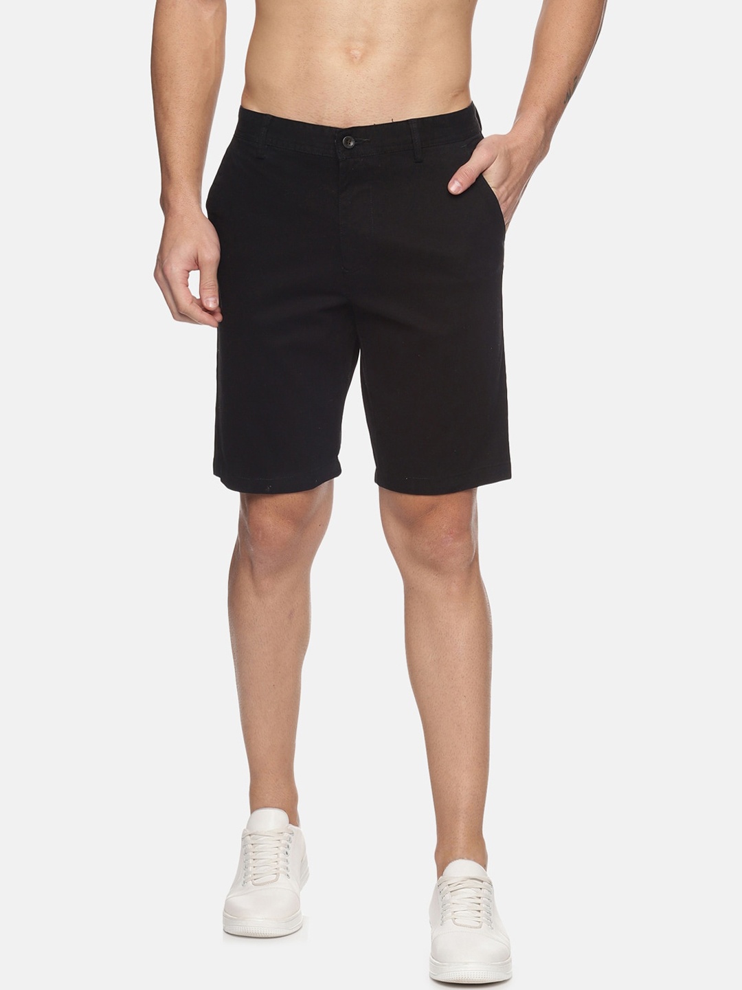 

Balista Men Black Cotton Chino Shorts