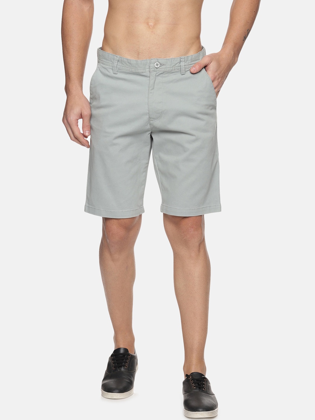 

Balista Men Blue Solid Cotton Shorts