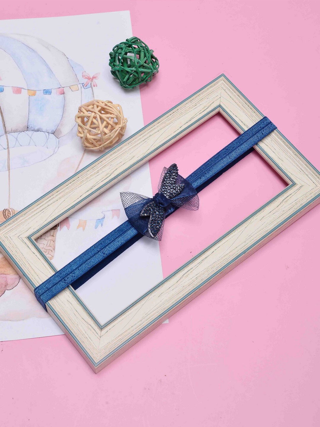 

POPLINS Blue Hairband