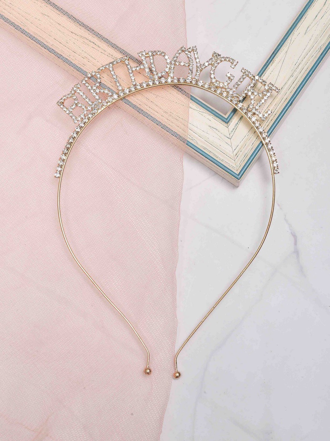 

POPLINS Girls Gold-Toned Embellished Tiara
