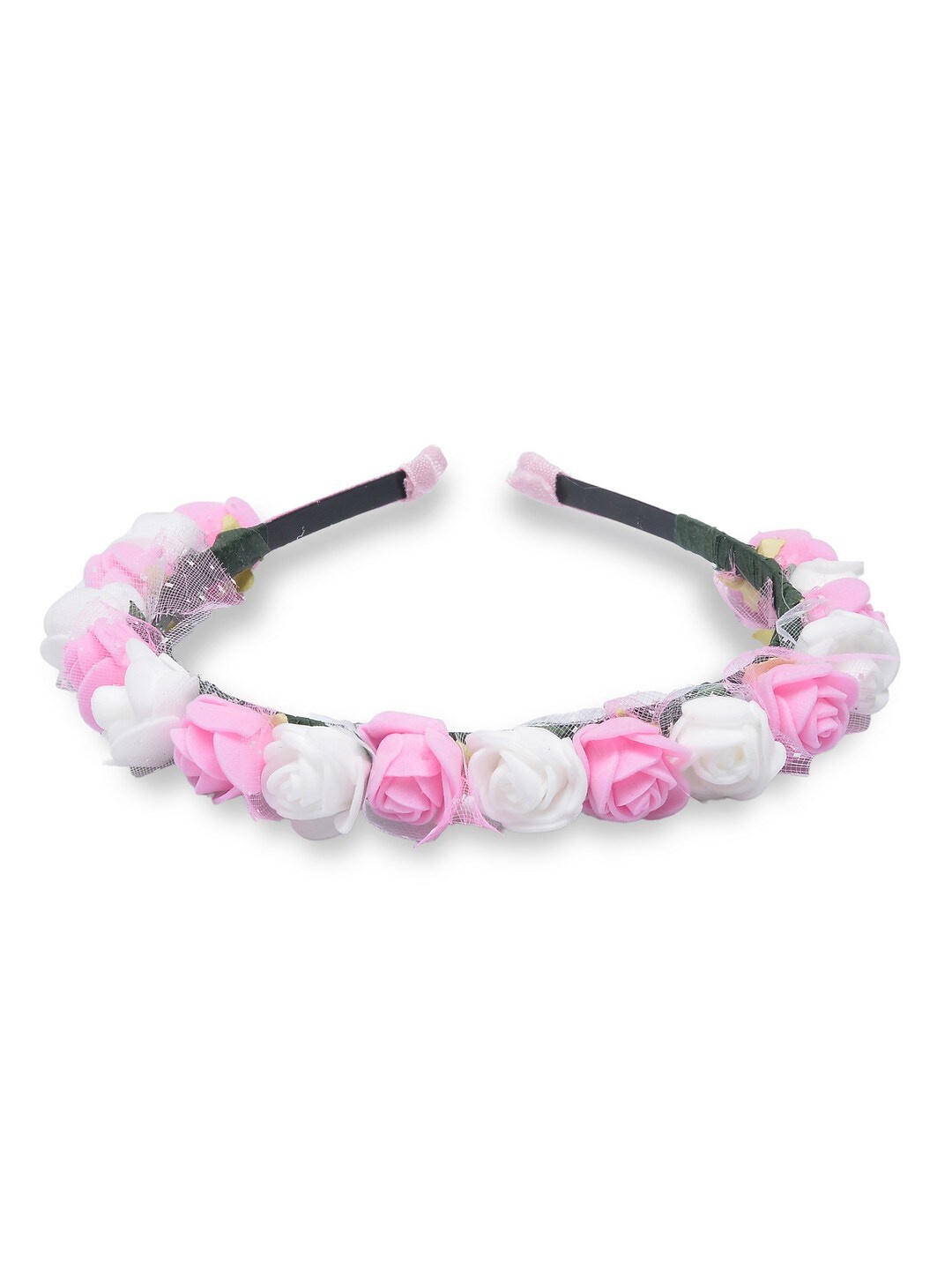 

POPLINS Pink & White Floral Tiara