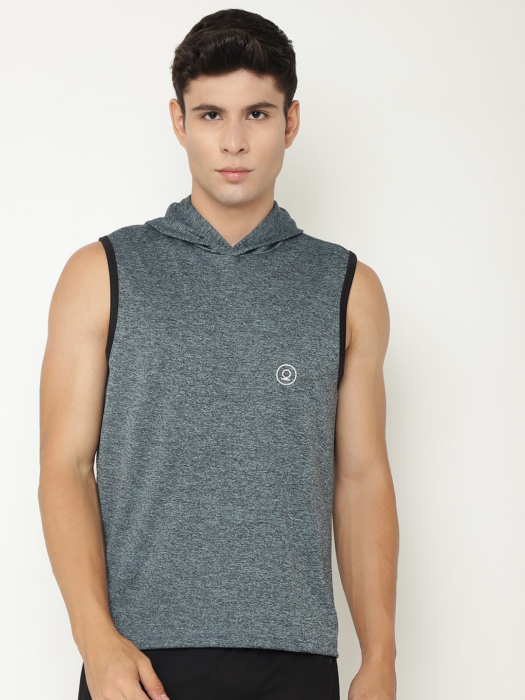 

CHKOKKO Men Blue Sports T-shirt
