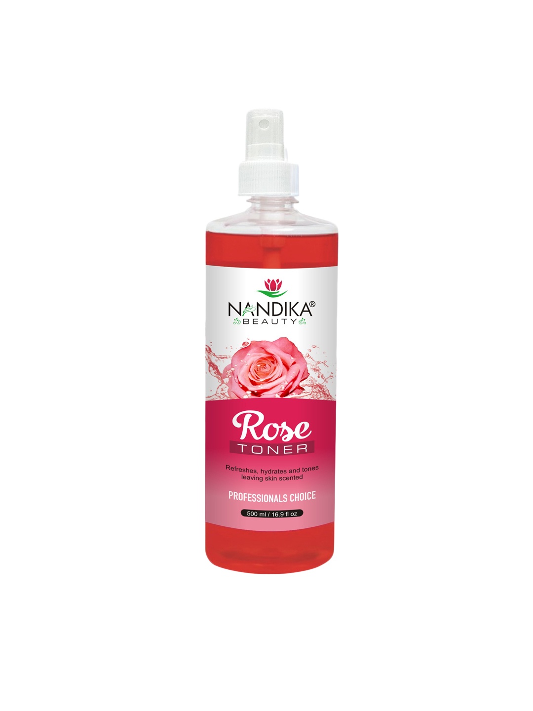 

NANDIKA BEAUTY Professionals Choice Rose Toner 500 ml, White