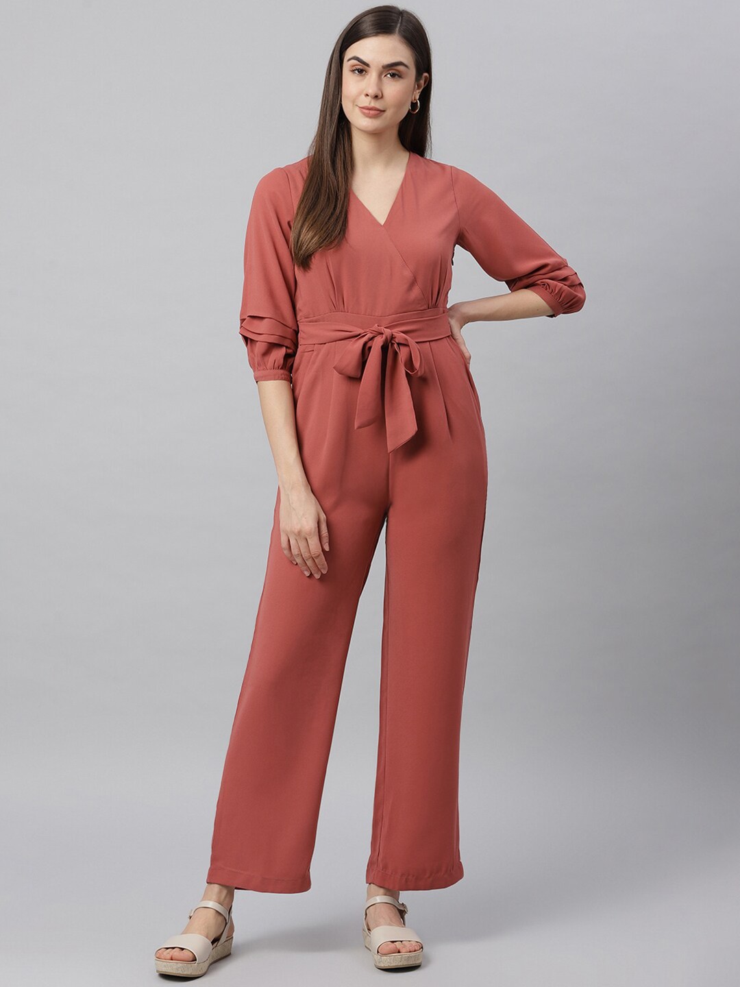 

JUNE & HARRY Pink Basic Jumpsuit