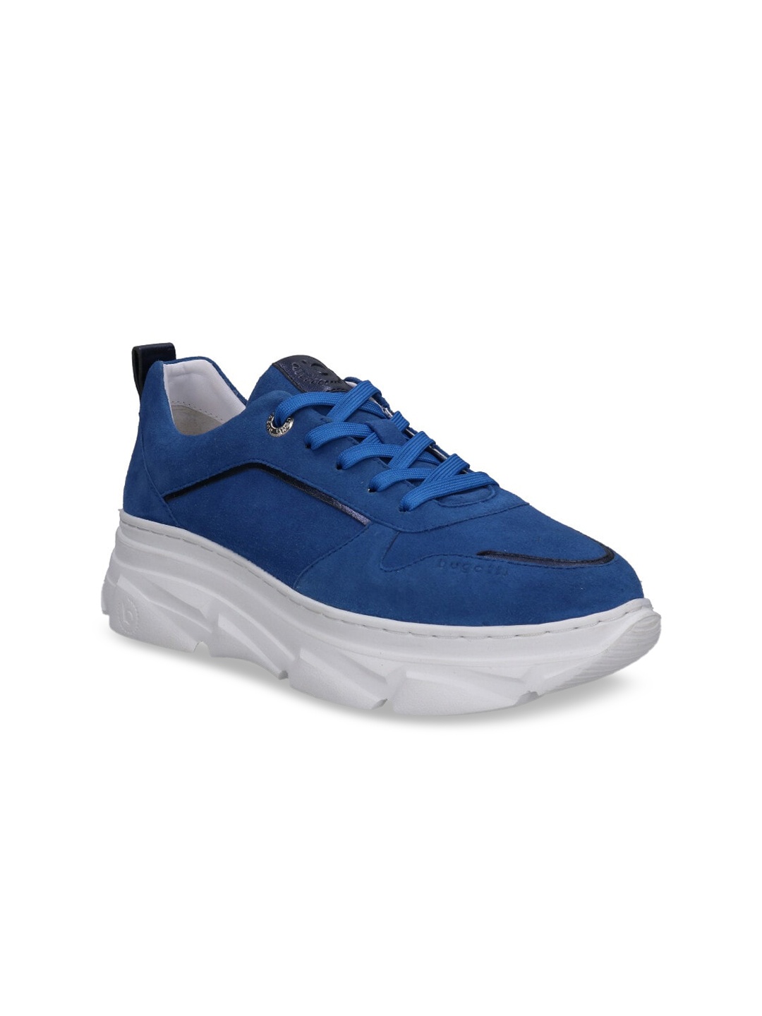 

Bugatti Nava Women Blue Colourblocked Suede Sneakers