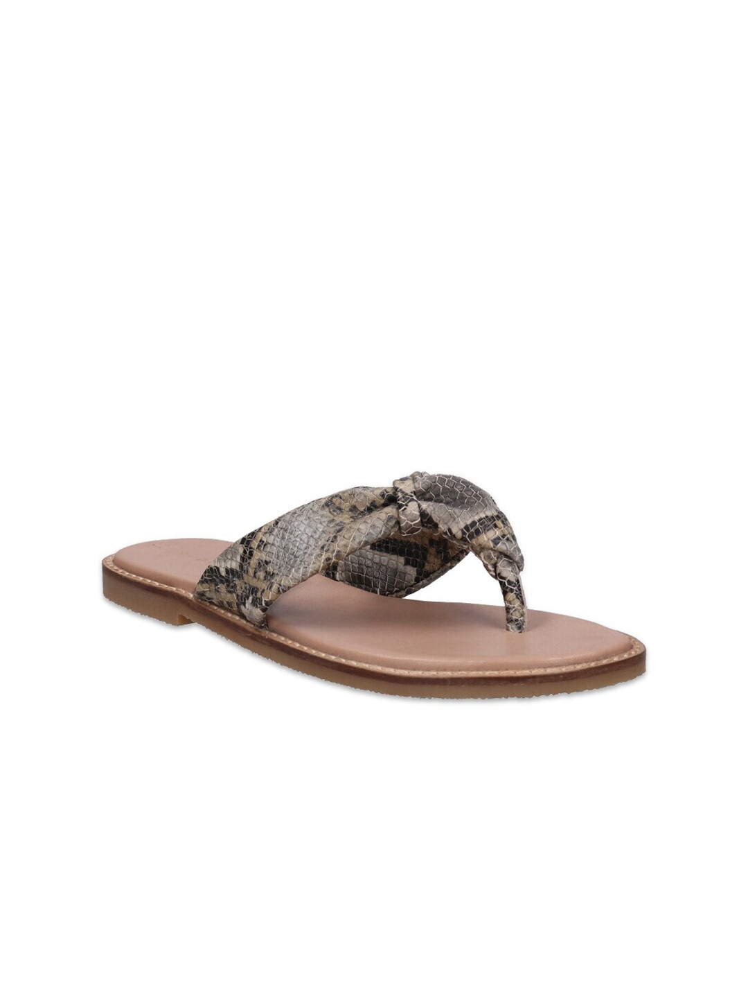 

Bugatti Inci Women Brown Printed Open Toe Flats